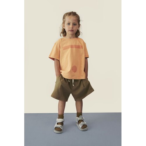Gray label Short in aards bruin met elastische taille Gray label Short in aards bruin met elastische taille