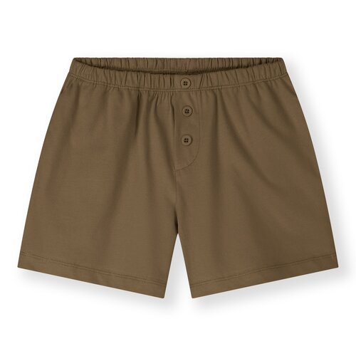 Gray label Short in aards bruin met elastische taille Gray label Short in aards bruin met elastische taille