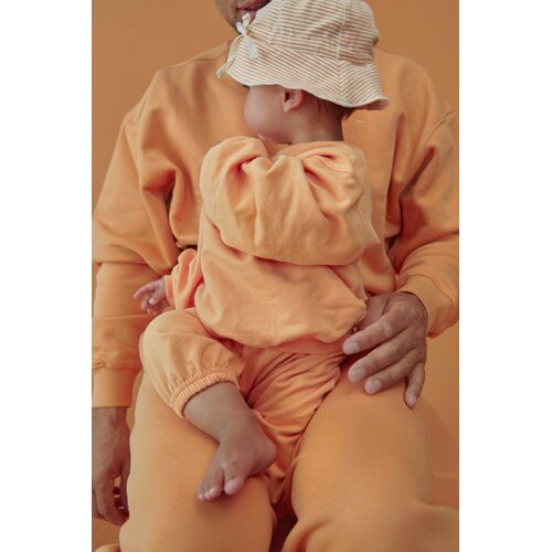 Gray label Baby sweater lange mouw oranje geel Gray label Baby sweater lange mouw oranje geel