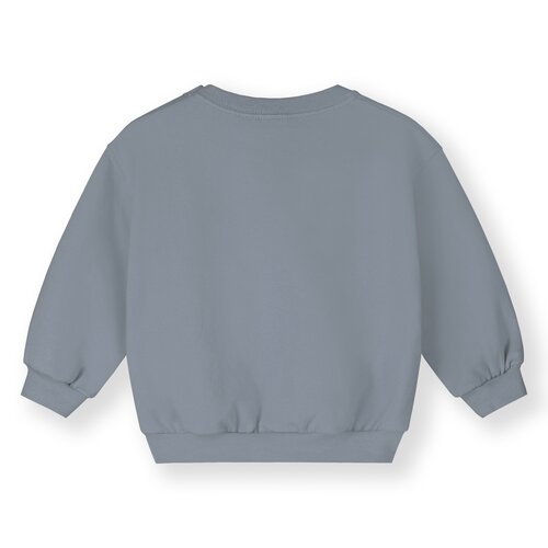 Gray label Baby sweater lange mouw steengrijs Gray label Baby sweater lange mouw steengrijs