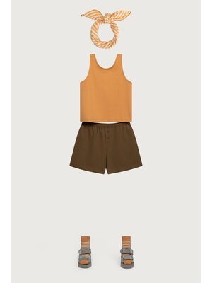 Gray label Boxy Tank Top | Melon Gray label Boxy Tank Top | Melon