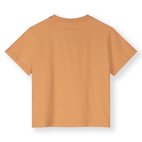 Gray label Oversized t-shirt in oranje geel met logo opdruk