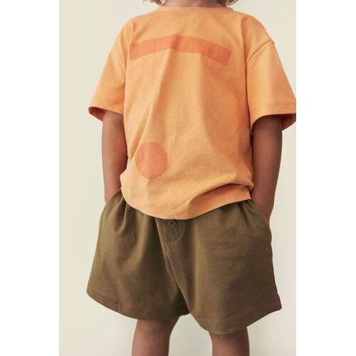 Gray label Oversized t-shirt in oranje geel met logo opdruk
