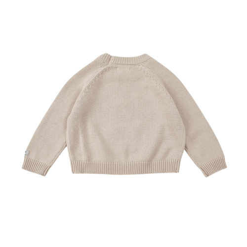 Donsje Katoen gebreide sweater met eenhoorn opdruk