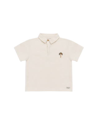 Donsje Wouti Shirt | Palm Tree | Warm White