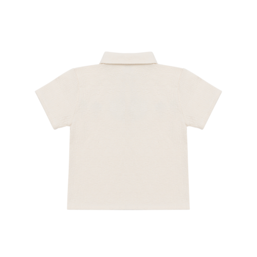 Donsje Lichte polo met palmboom