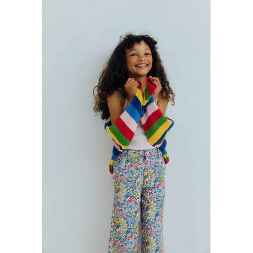 the new society Denim met bloemenprint