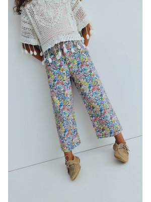 the new society Lily Pant Verbena Print