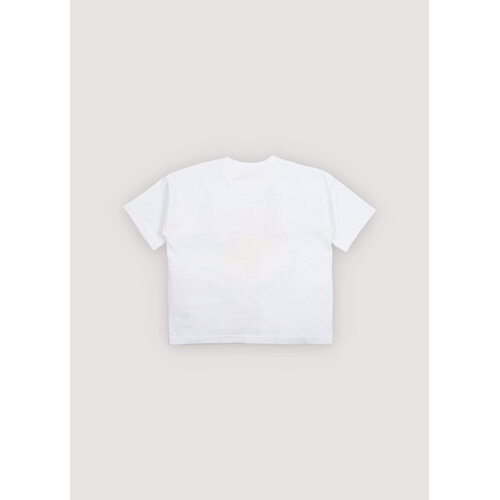 the new society Licht t-shirt met smiley opdruk