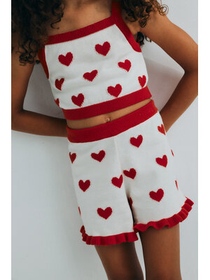 the new society Maqui Short Hearts Jacquard