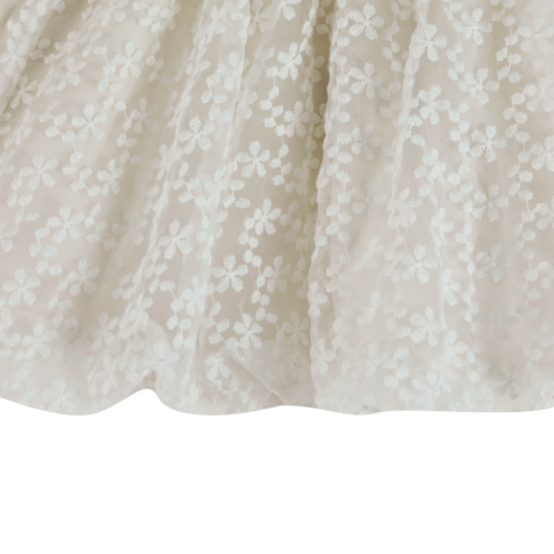 Donsje Witte rok met borduurwerk