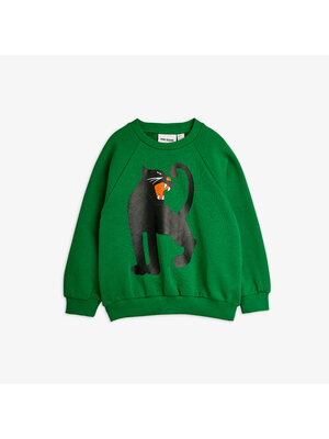 Mini Rodini Panther Sweatshirt | Green