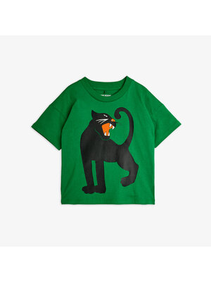 Mini Rodini Panther Tee | Green