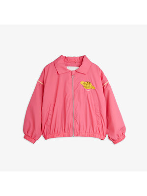 Mini Rodini Planet Nylon Jacket | Pink