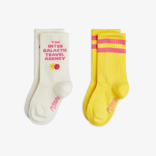 Mini Rodini Intergalactic 2-Pack Socks | Multi