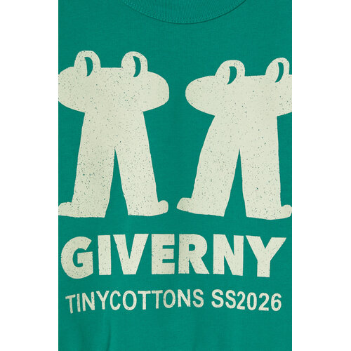 Tinycottons Groen sweatshirt met opdruk