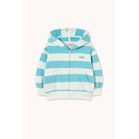 Cyan Stripes Hoodie
