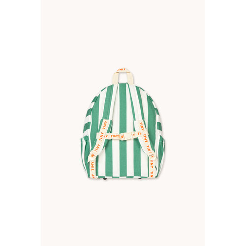 Tinycottons Groen gestreepte rugtas Tinycottons Groen gestreepte rugtas