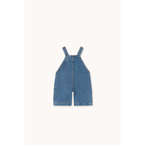Tinycottons Denim baby pakje met TINY opdruk Tinycottons Denim baby pakje met TINY opdruk