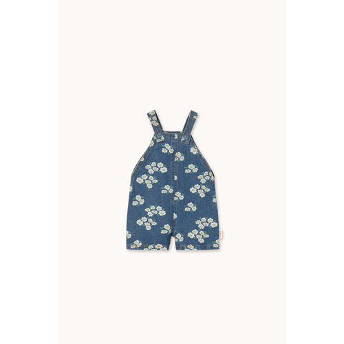 Tinycottons Blossoms Denim Short Dungaree