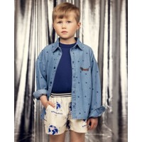 Denim Dots Shirt | Blue