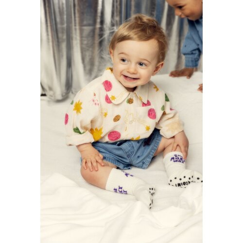 Mini Rodini Blouse met korte mouwen en print