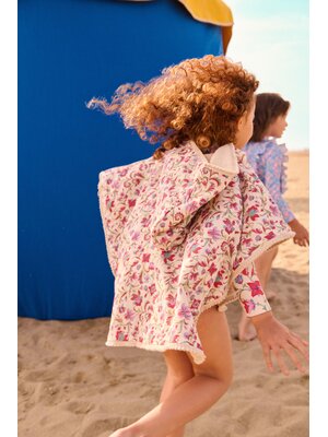 Louise Misha Beach Cape Mael | Cream Floral Haven