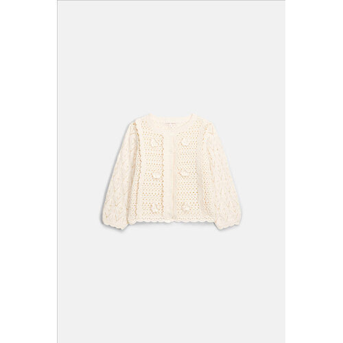 Louise Misha Ecru gebreid vestje