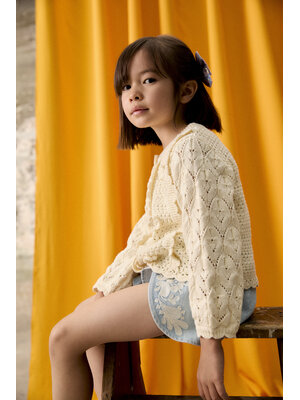 Louise Misha Cardigan Chai | Cream