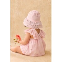 Rompers Salome | Pink Schiffli