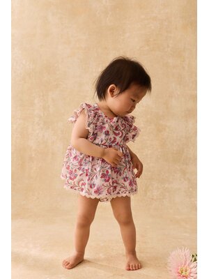 Louise Misha Rompers Lena | Cream Floral Haven