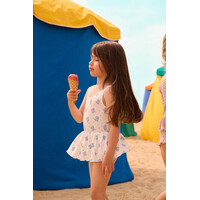 Bathing Suit Kalinda | Cream Flower Dunes