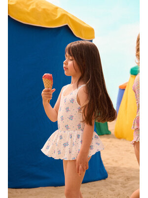 Louise Misha Bathing Suit Kalinda | Cream Flower Dunes