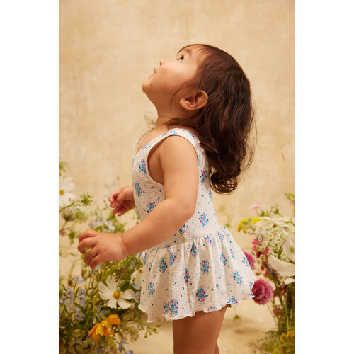 Louise Misha Badpak in bloemenprint met rokje