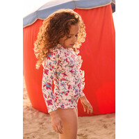 Bathing Set Yanika | Cream Floral Haven