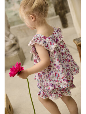 Louise Misha Blouse Inessa | Cream Floral Haven