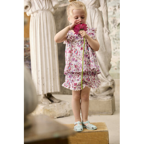 Louise Misha Korte broek in bloemenprint