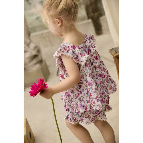 Louise Misha Korte broek in bloemenprint