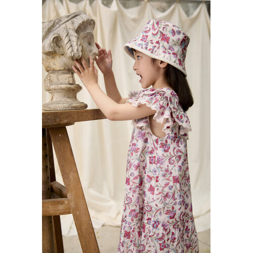 Louise Misha Mouwloze jurk in bloemenprint