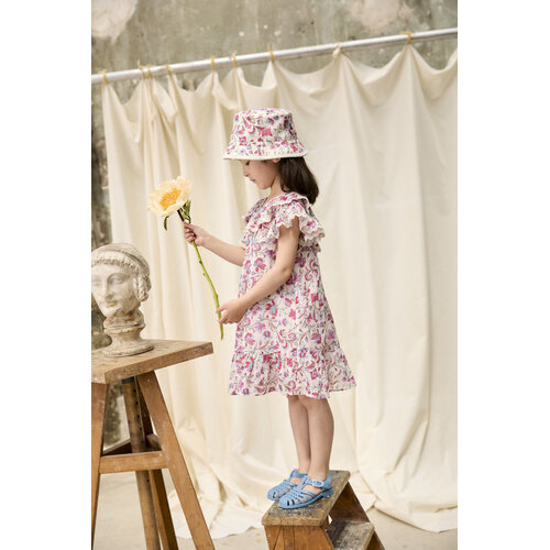 Louise Misha Mouwloze jurk in bloemenprint