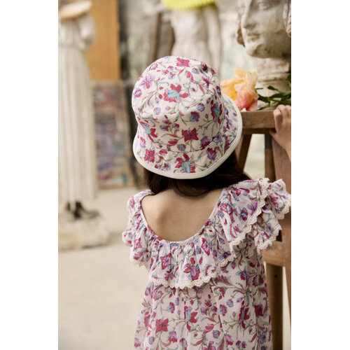 Louise Misha Mouwloze jurk in bloemenprint