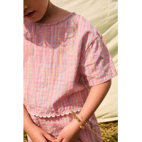 Blouse Kalistee | Pink Pomelo Checks