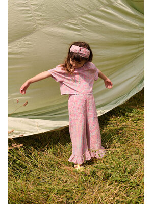 Louise Misha Pants Loukie | Pink Pomelo Checks