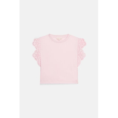 Louise Misha Mouwloze top in zacht roze