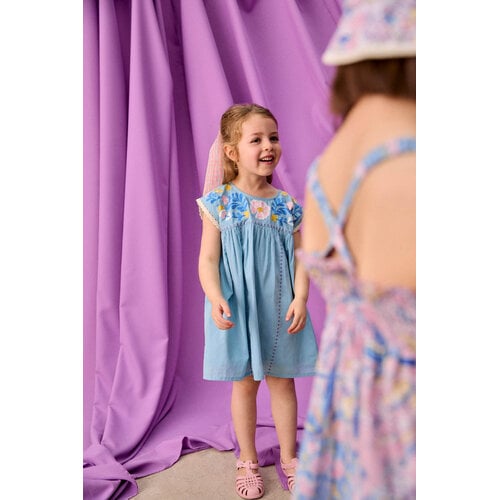 Louise Misha Scrunchie met bloemenprint