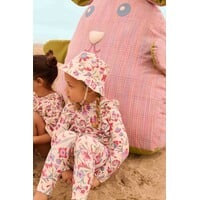 Sun Hat Devy | Cream Floral Haven