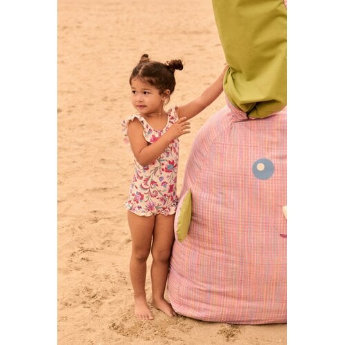 Louise Misha Badpak met rode bloemenprint