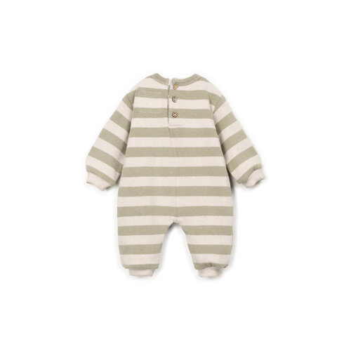 Play up Zacht baby pakje met groene streep Play up Zacht baby pakje met groene streep