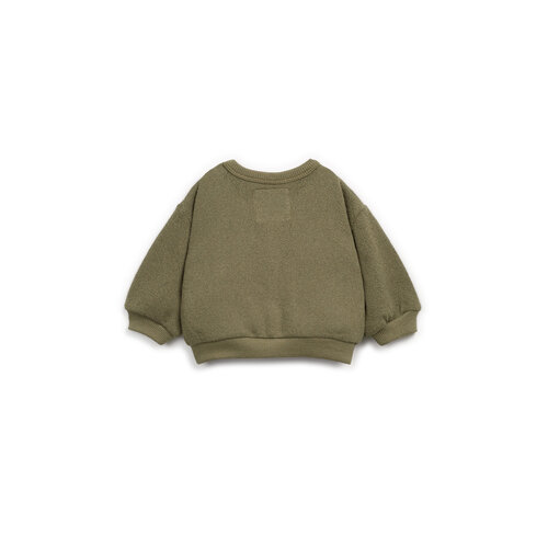 Play up Tijdloos baby vestje in groen Play up Tijdloos baby vestje in groen