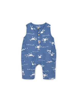 Play up Printed Linen Jumpsuit | Lisboa